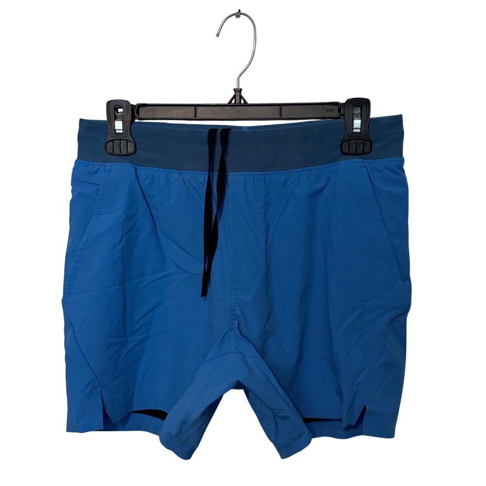 Ten Thousand Set Short Mens Small Blue Athletic Training Lined NWOT FLAW